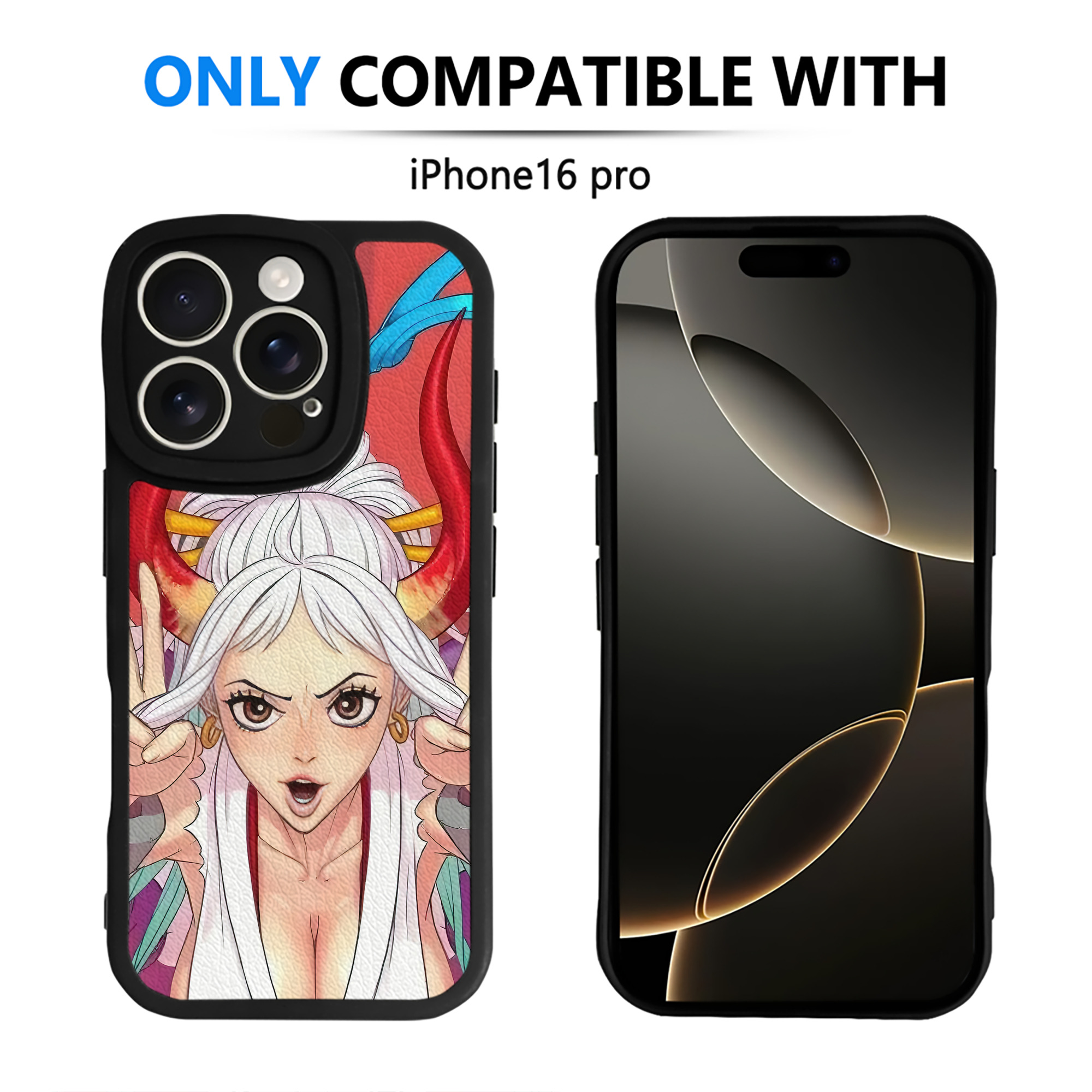 （画像用） ワンピース ONE PIECE 【iPhone 16シリーズ対応】シリコンスマホケース（レザー調） 材質：シリコン